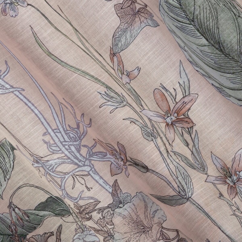 Zasłona gotowa ELMA róż/zieleń_dywanywitek_pl_4