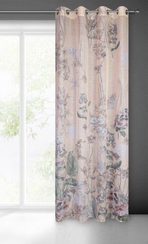 Zasłona gotowa ELMA róż/zieleń_dywanywitek_pl_2