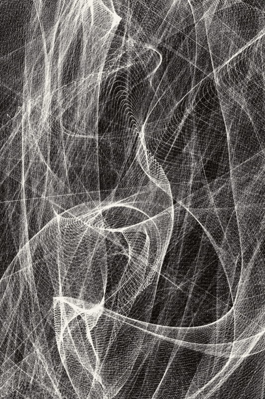 Dywan wełniany Agnella Opal Fractals czarny (binding)