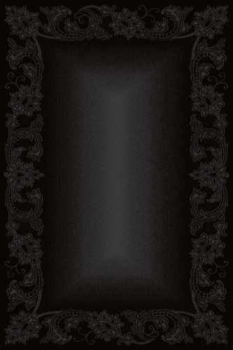 Dywan wełniany Agnella Opal Marie czarny (binding)