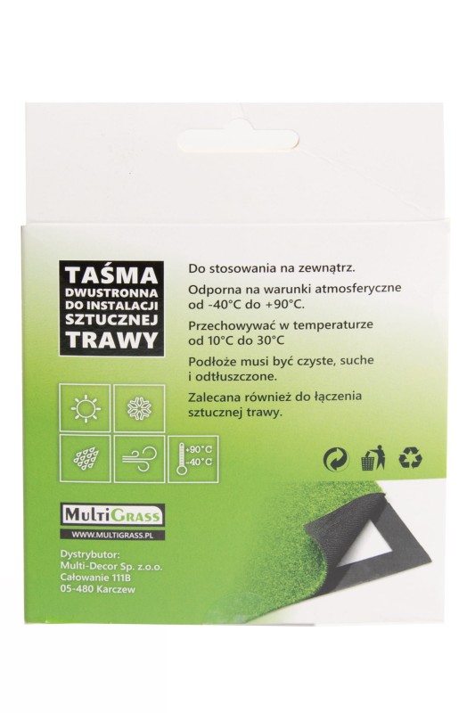 Taśma dwustronna MULTIGRASS do montażu sztucznej trawy  - zdjęcie opakowania 6