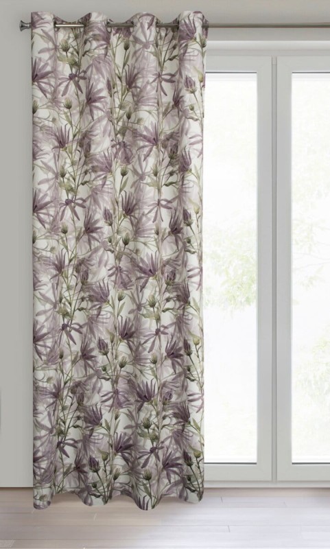 Zasłona gotowa TESSA fioletowy/zielony_dywanywitek_pl_