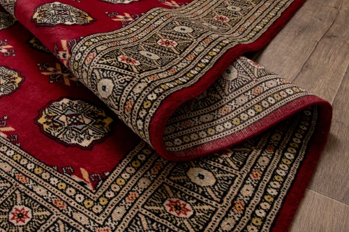 Spód dywanu orientalnego pakistańskiego Bukhara 140x207 cm