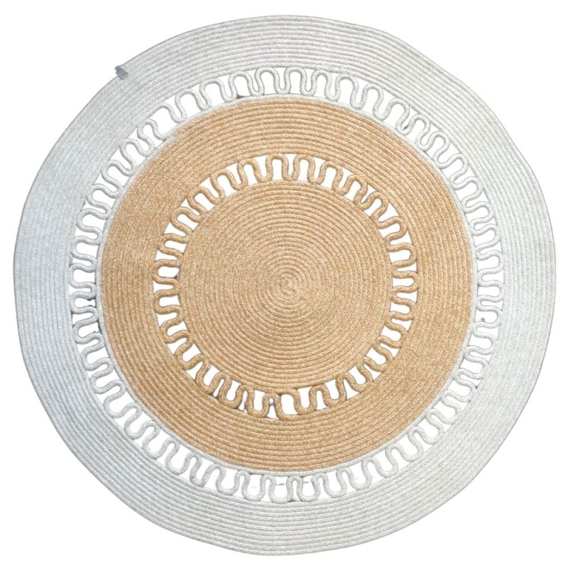 Dywan pleciony okrągły NATURAL Szary 4059 _dywanywitek_pl_