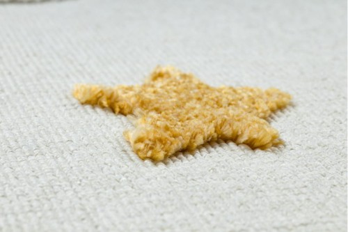 Dywan dla dzieci YOYO GD75 Gwiazdki Koła biało-pomarańczowy _dywanywitek_pl_7