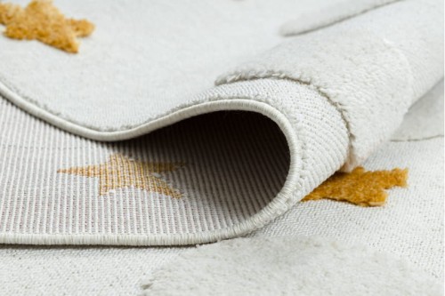 Dywan dla dzieci YOYO GD75 Gwiazdki Koła biało-pomarańczowy _dywanywitek_pl_12