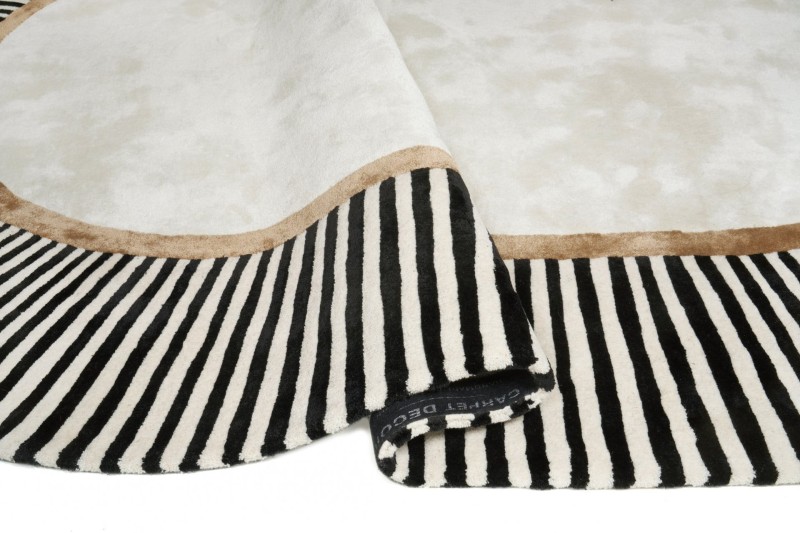 Dywan Carpet Decor Handmade Amber Beige owal _dywanywitek_pl_6