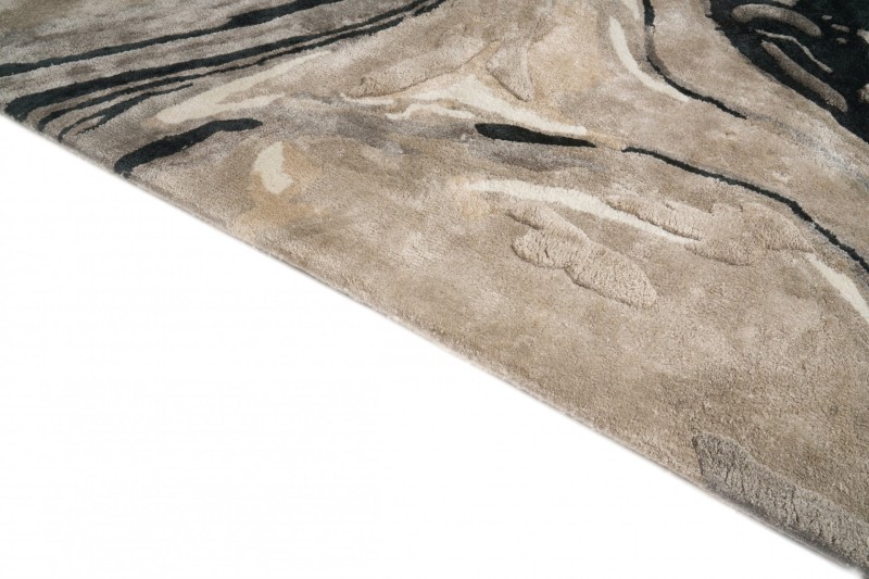Dywan nowoczesny Carpet Decor Handmade Blur black - brzeg