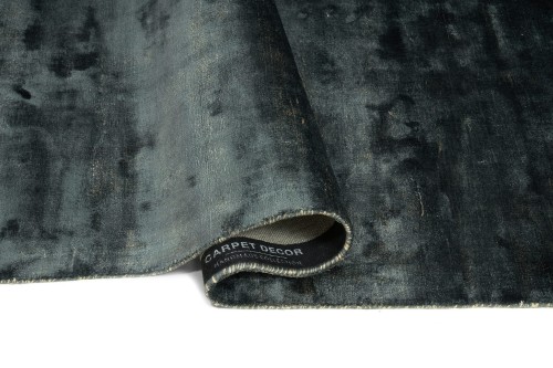 Dywan Carpet Decor Handmade Plain dark blue - bok