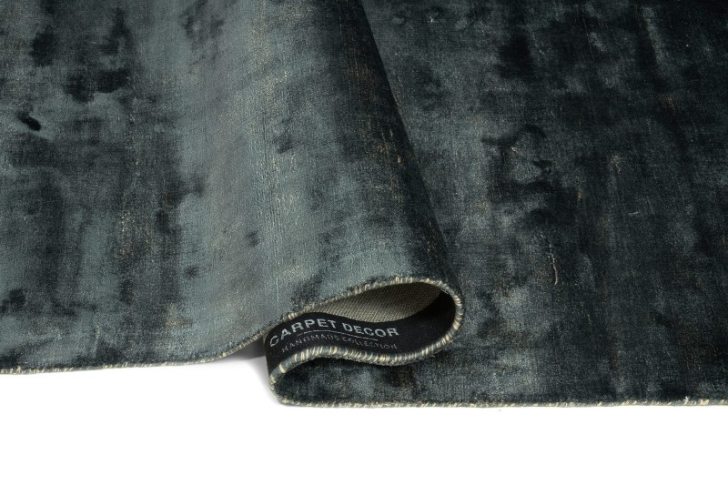 Dywan Carpet Decor Handmade Plain dark blue - bok