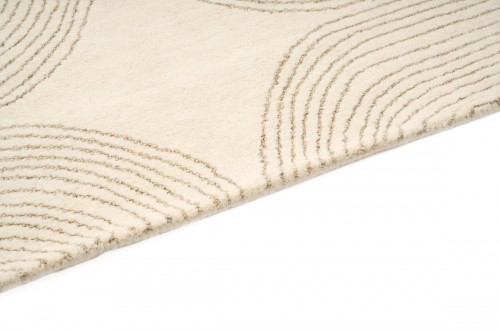 Dywan wełniany Carpet Decor Handmade Collection Ornate beżowy - brzeg