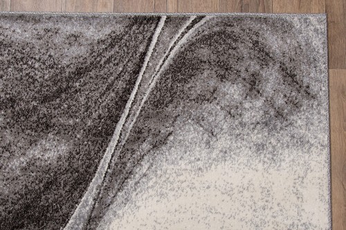 Dywan nowoczesny Perlage 6019-544 szary - róg