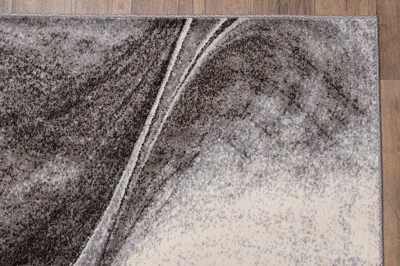 Dywan nowoczesny Perlage 6019-544 szary - róg