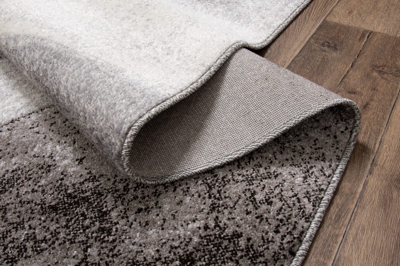 Dywan nowoczesny Perlage 6019-544 szary - brzeg