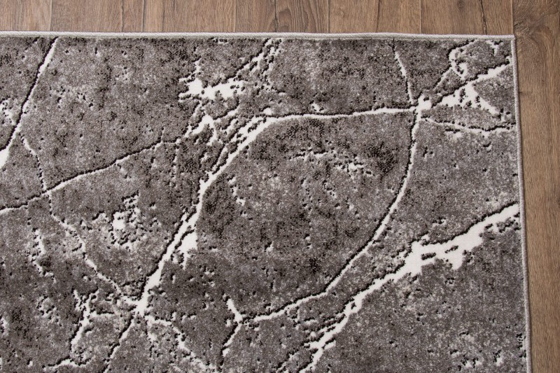 Dywan nowoczesny Perlage 8053-644 szary - róg
