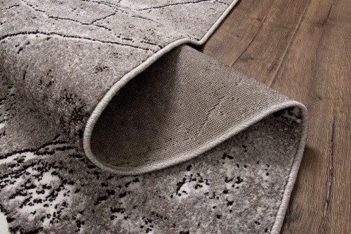 Dywan nowoczesny Perlage 8053-644 szary - brzeg