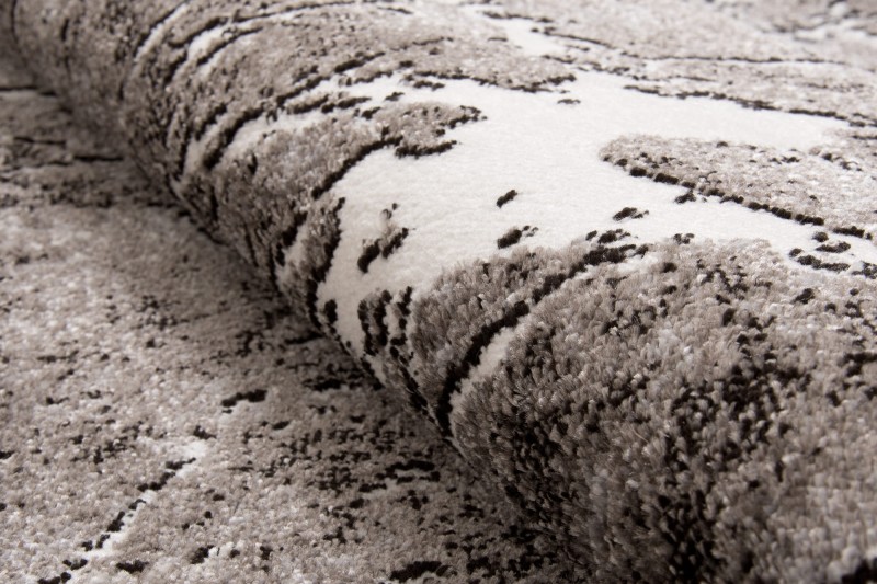 Dywan nowoczesny Perlage 8053-644 szary - runo 3d