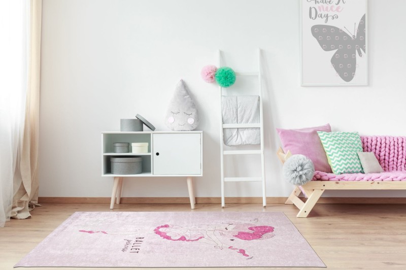 Dywan dla dziewczynki różowa baletnica 41970 PRINT EMMA_dywanywitek_pl_2