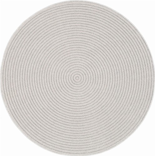 Dywan wełniany okrągły Agnella Noble Ruti jasny szary
