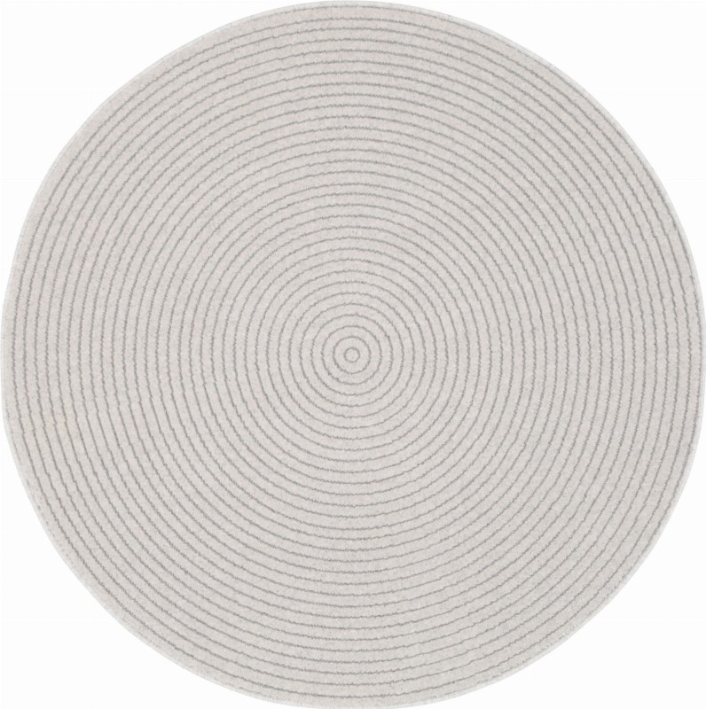 Dywan wełniany okrągły Agnella Noble Ruti jasny szary