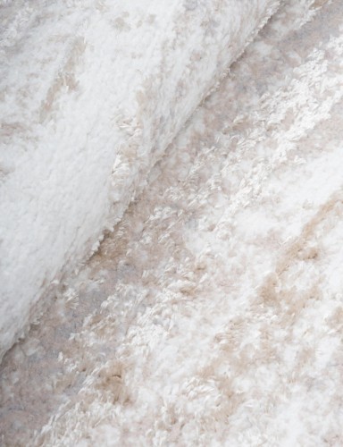 Runo dywanu okrągłego nowoczesnego Salamanca przecierka beżowa