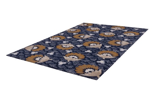 Dywan wełniany Agnella Tempo Chintz aegean V&A - rzut ukośny