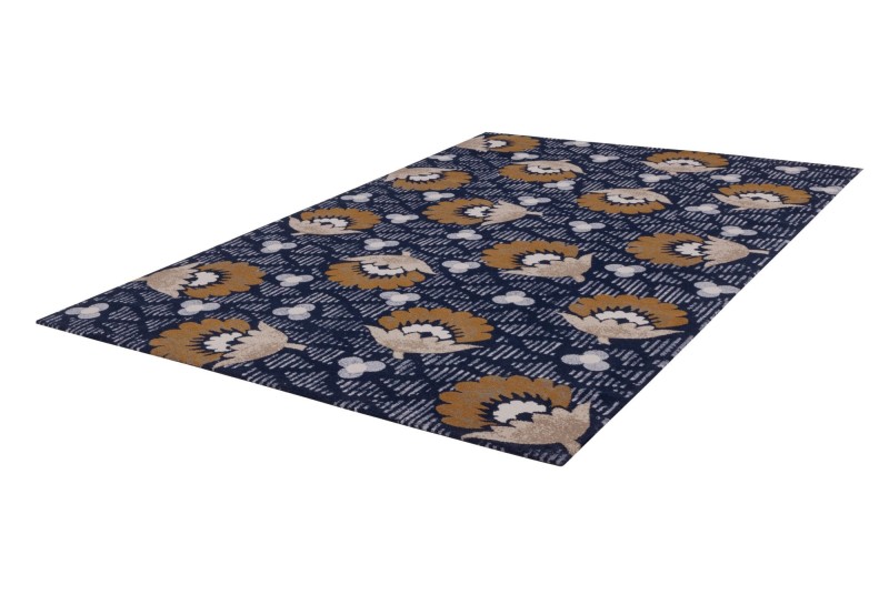 Dywan wełniany Agnella Tempo Chintz aegean V&A - rzut ukośny