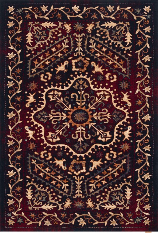 Dywan etno Agnella Regius Marash bordo