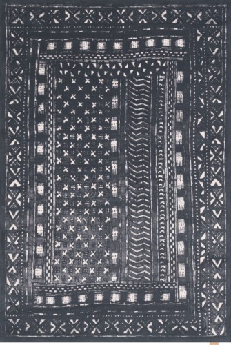 Dywan wełniany etno Agnella Opal Masi grafit