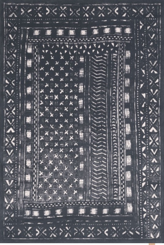 Dywan wełniany etno Agnella Opal Masi grafit