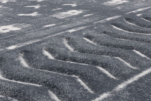 Dywan wełniany Agnella Opal Masi grafit - relief