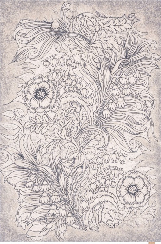 Dywan wełniany nowoczesny Agnella Regius Mawson biały