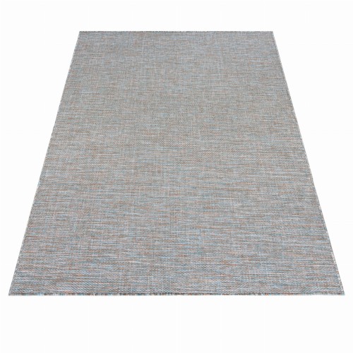 Rzut ukośny niebieskiego dywanu zewnętrznego Veranda 6365A