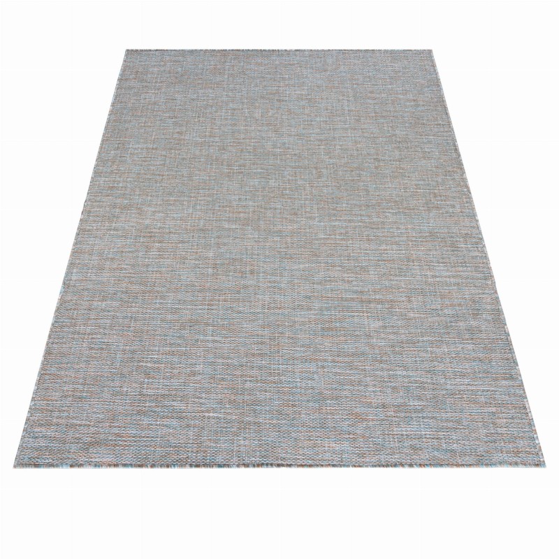 Rzut ukośny niebieskiego dywanu zewnętrznego Veranda 6365A