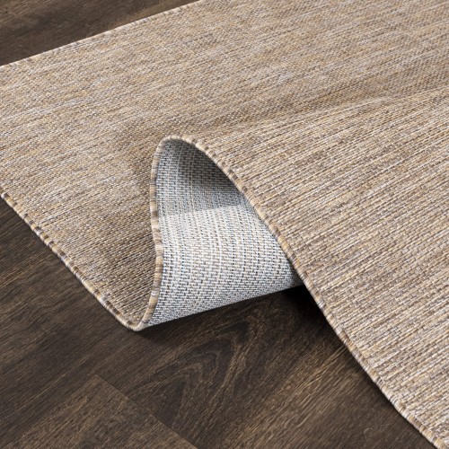 Bok brązowego dywanu zewnętrznego Veranda 6365A