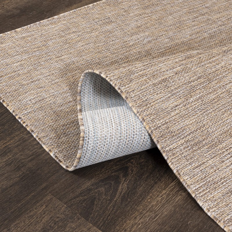 Bok brązowego dywanu zewnętrznego Veranda 6365A