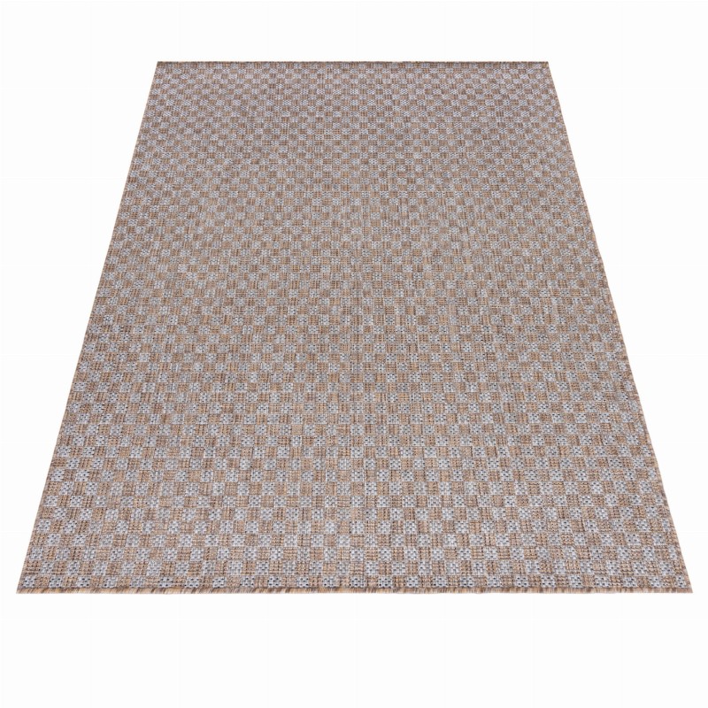 Rzut ukośny szarego dywanu zewnętrznego Veranda KM26A