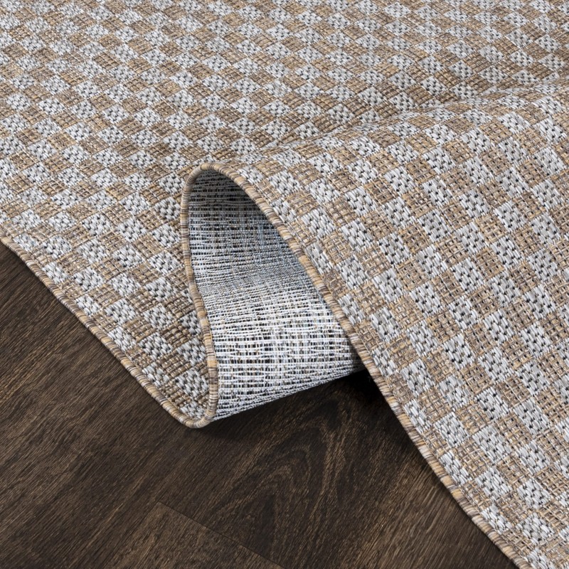 Bok szarego dywanu zewnętrznego Veranda KM26A