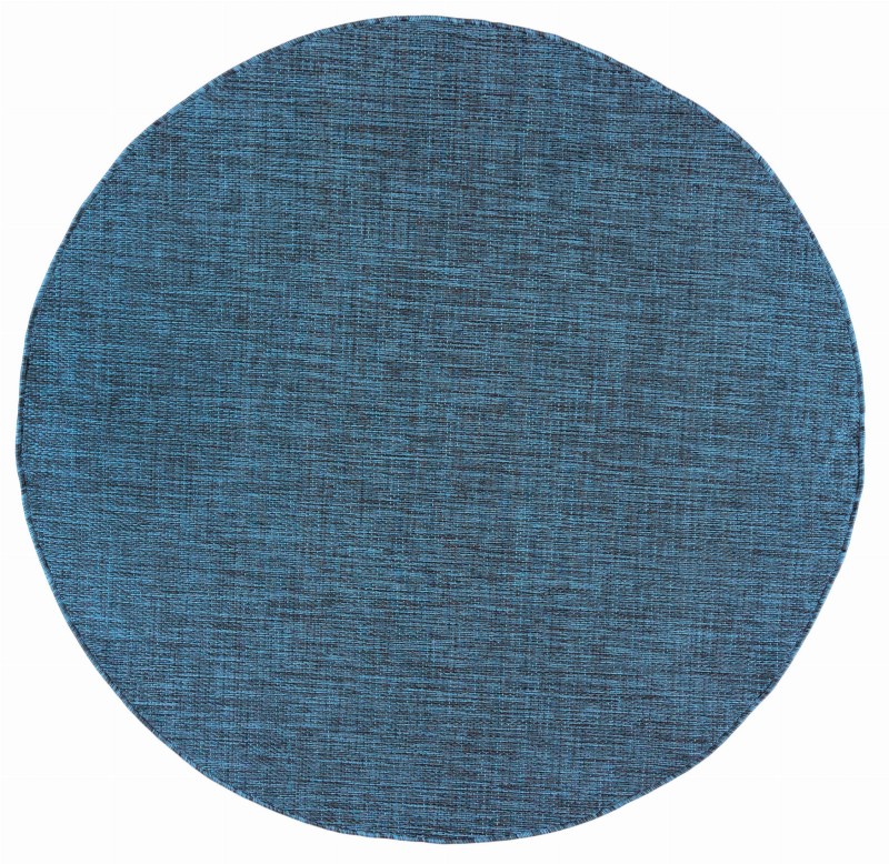 Dywan zewnętrzny okrągły 6365A Veranda turkusowy