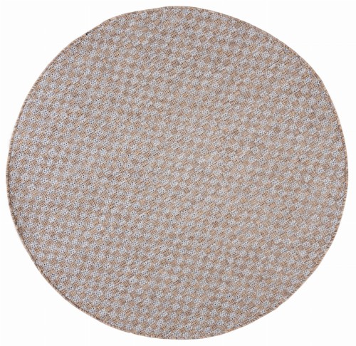 Dywan zewnętrzny okrągły KM26A Veranda szary