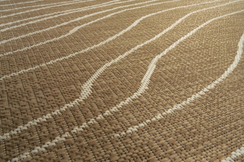 Dywan zewnętrzny płaskotkany Carpet Decor Outdoor Duna beż - wzór