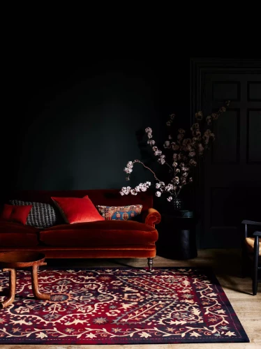 Dywan Agnella Regius Marash bordo do salonu