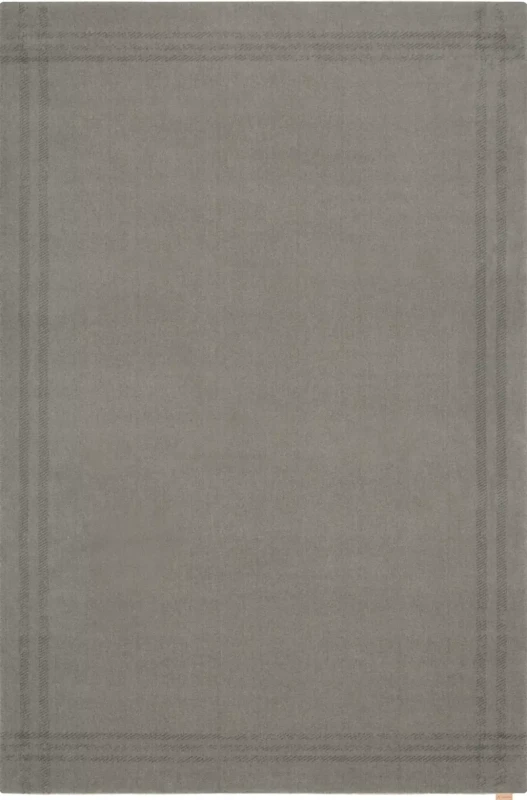 Dywan polski Agnella House Loves GRID RIM SZARY wełniany _dywanywitek_pl_