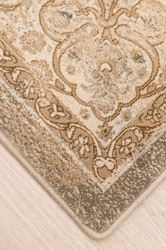 Dywan wełniany Dywilan Superior Piemonte niebieski velvet - róg