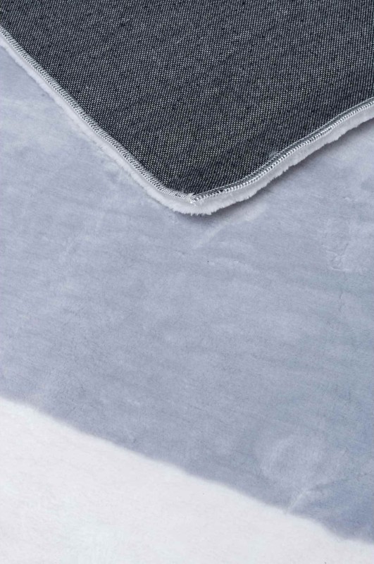 Dywan pluszowy Maximo Ramka szaro-ivory - spód