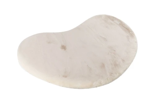 Rzut z boku dywanu Lalee Hides Heaven HEA900 ivory