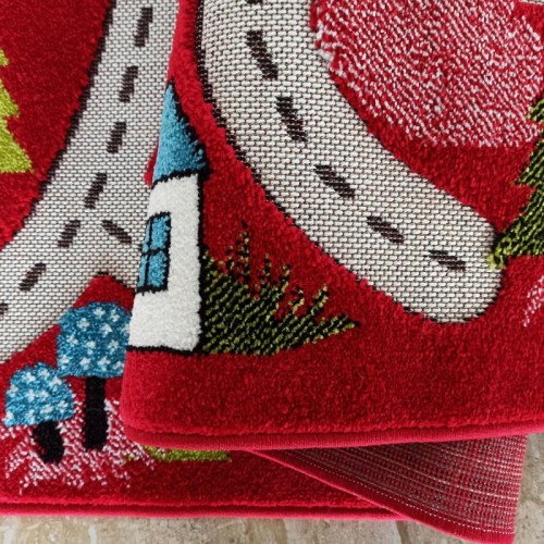 DYWAN DLA DZIECI 3D COLOR KIDS 02 RED _dywanywitek_pl_4