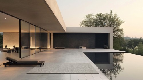 Dywan zewnętrzny Carpet Decor Outdoor Deserto szary na tarasie