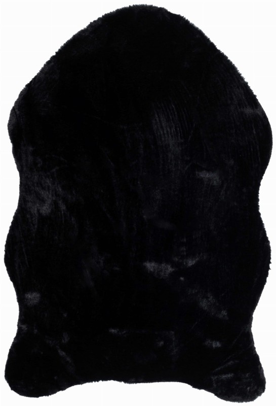 RABBIT FUR BLACK _dywanywitek_pl_
