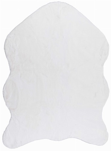 RABBIT FUR WHITE _dywanywitek_pl_